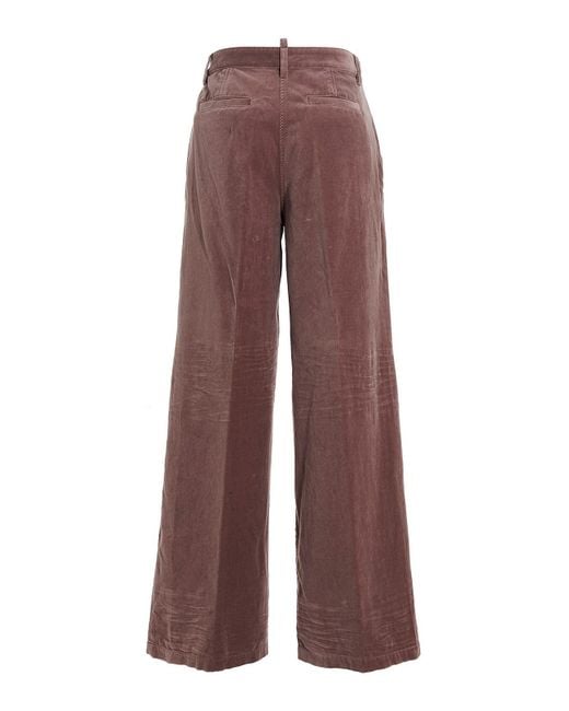 DSquared² Purple Traveller Pants