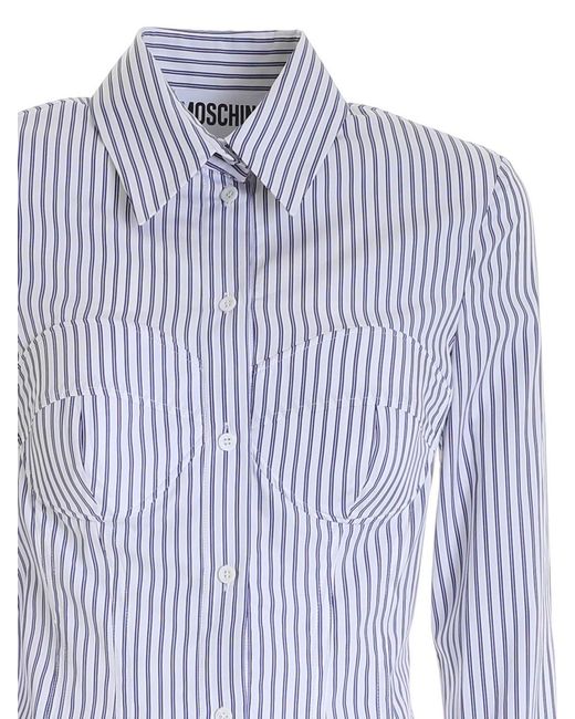 Moschino Blue City Skyline Shirt