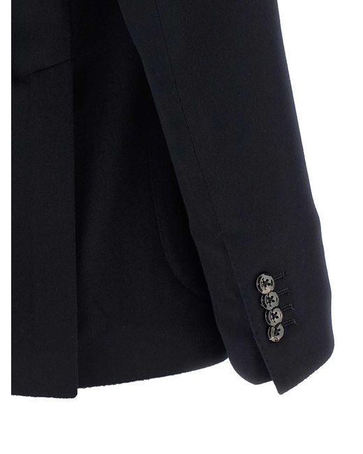 Tagliatore Blue Cashmere Blazer for men