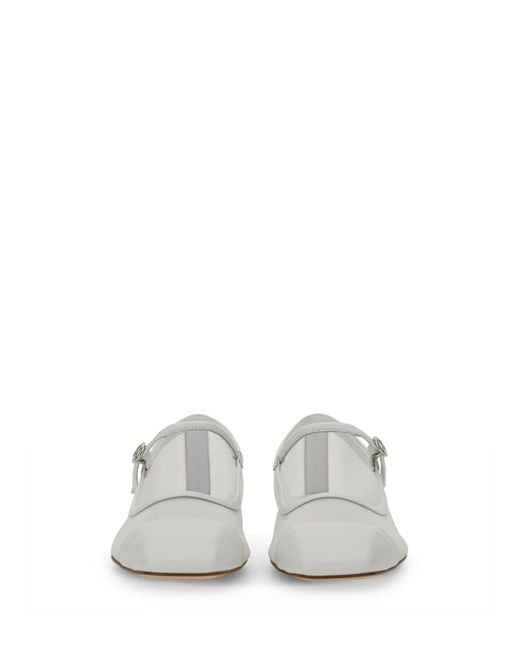 Aeyde White Flat Shoes