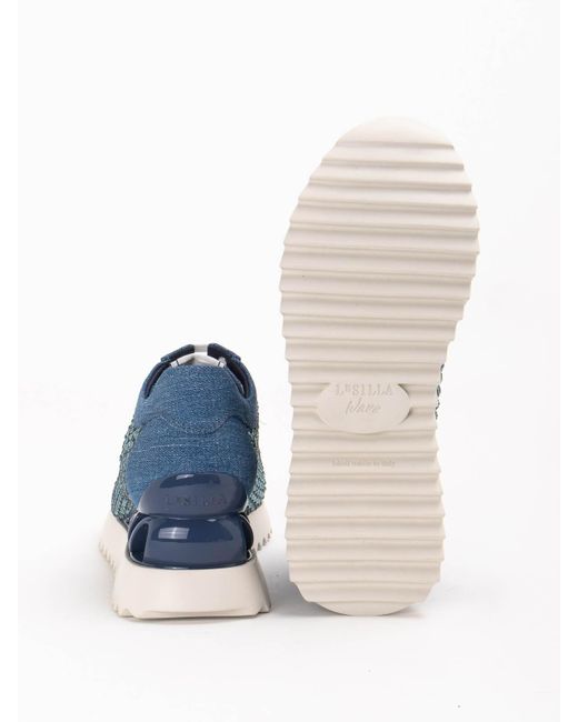 Le Silla Blue Sneakers