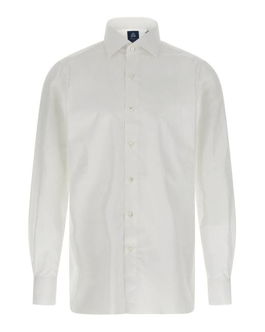 Finamore 1925 White Napoli Shirt for men