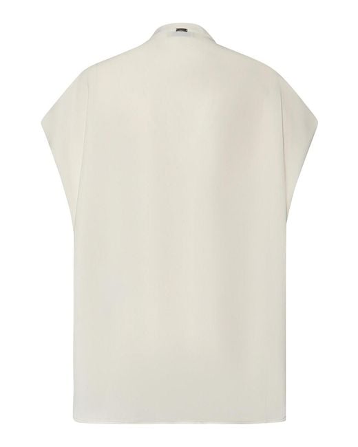 Herno White Lucent Cady Top