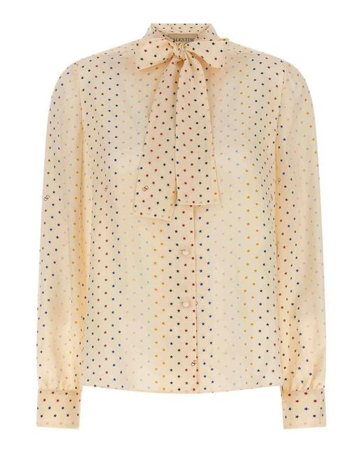 Valentino Garavani Natural 'Starry' Shirt