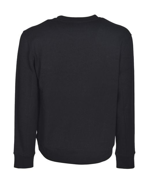 Neil Barrett Black Thunderbolt Printed Sweatshirt for men