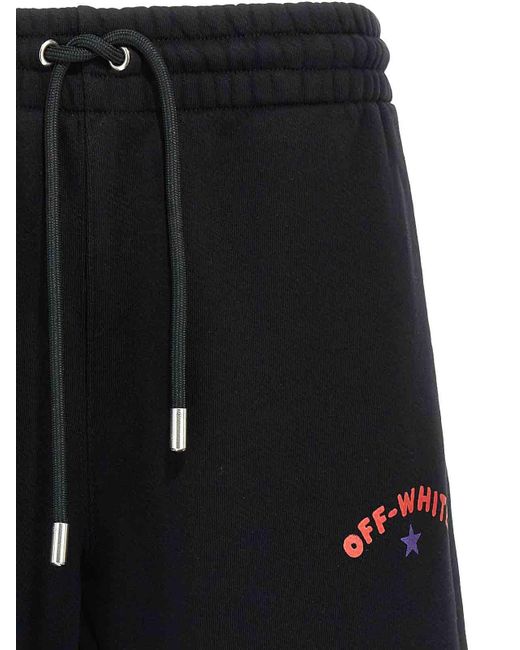 Off-White c/o Virgil Abloh Black Star Arrow Skate Bermuda Shorts for men