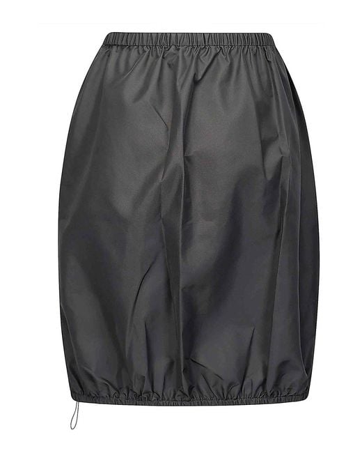 CECILIE BAHNSEN Gray Chance Skirt Recycled Faille