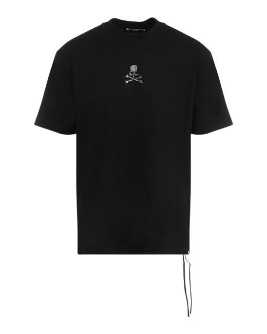 Mastermind Japan Black Swarovski Crystals Wool Tee for men