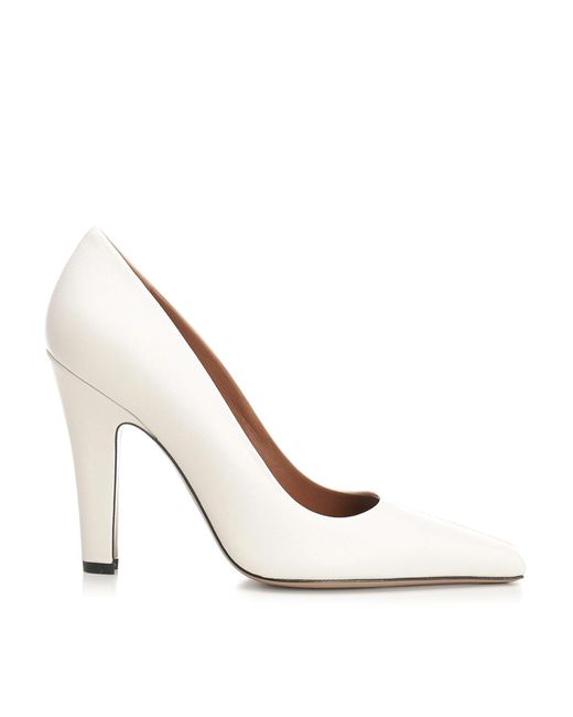 Paris Texas White "Belle Pump 100" Pumps
