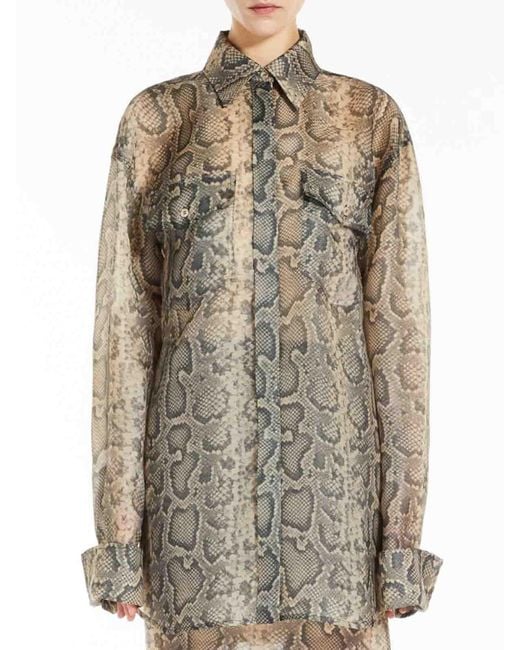 Sportmax Natural Oversized Canore Tunic