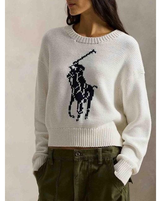 Polo Ralph Lauren White Sweater