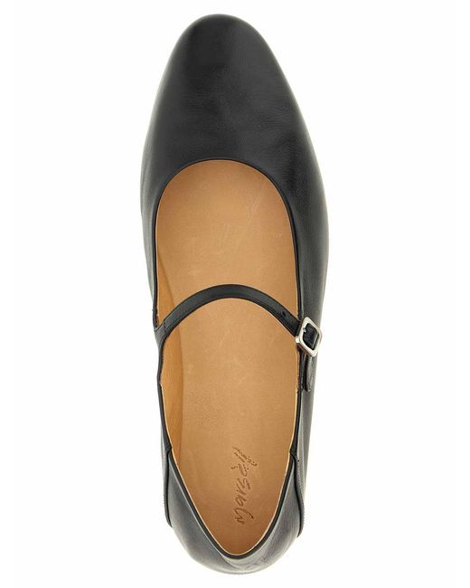 Marsèll Black Strascico Ballet Flats