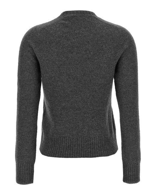 Jil Sander Gray Wool Sweater