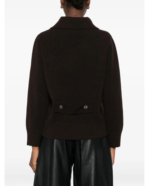 Alpha Studio Black Knit Jacket