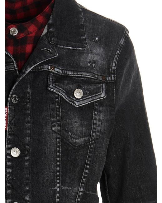 DSquared² Blue Checked Jacket