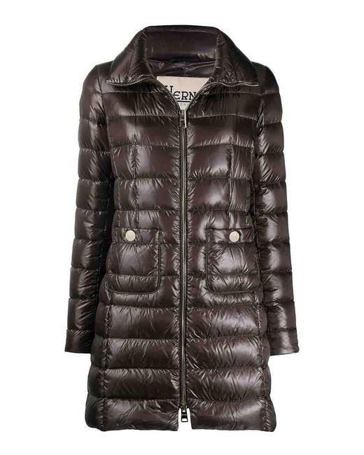 Herno Black Maria Quilted Down Jacket