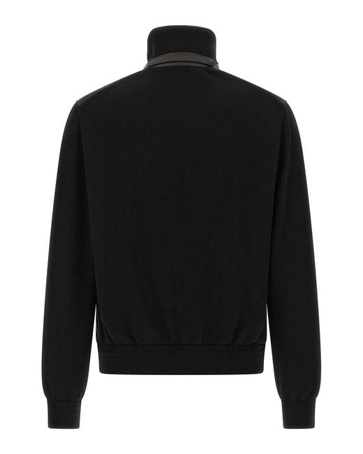 Tom Ford Black Merino Wool Bomber Jacket for men