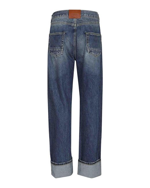 Alexander McQueen Blue Washed Denim Jeans for men