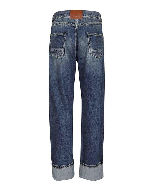 McQueen Blue Washed Denim Jeans for men