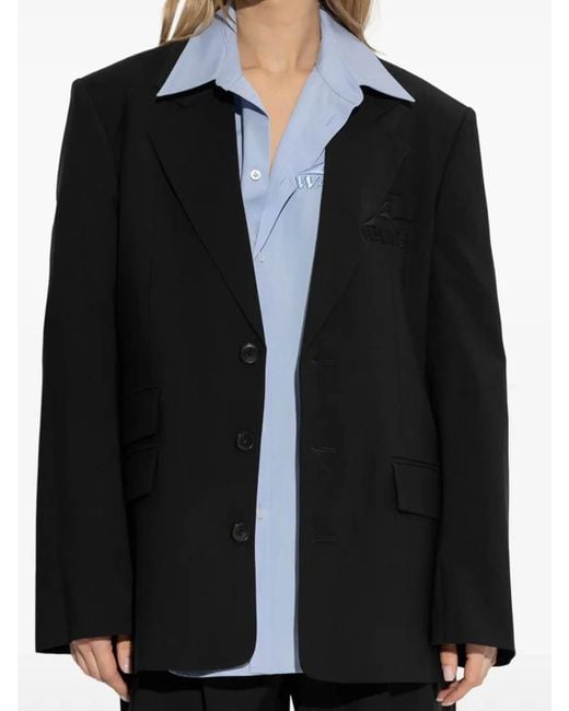 Alexander Wang Black Jacket With Logo
