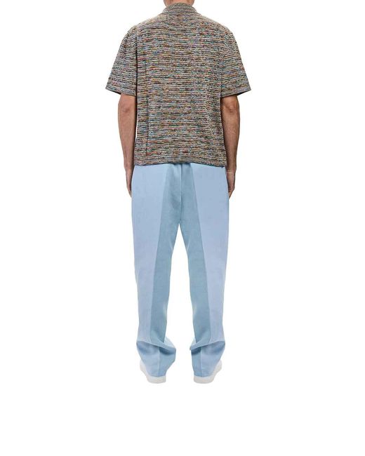 Paul Smith Gray Mc Shirt Classic Stripe Ps for men