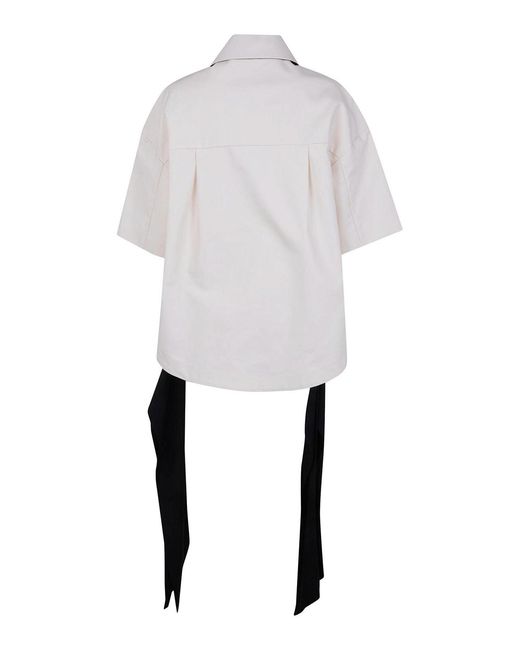 Entire studios White Polo Top