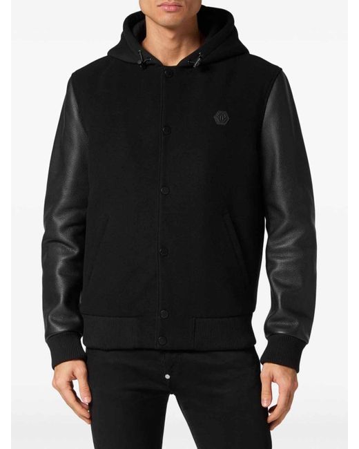 Philipp Plein Black Jacket for men