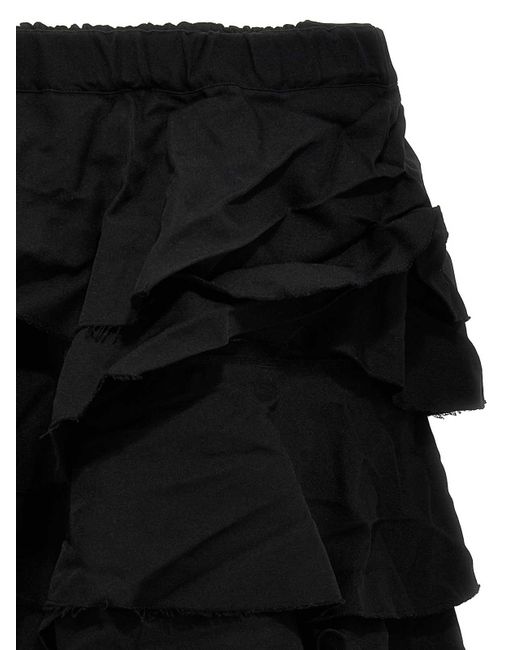 Comme des Garçons Black Pleated Skirt