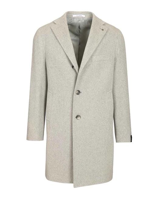 Tagliatore Gray Bruce Coat for men