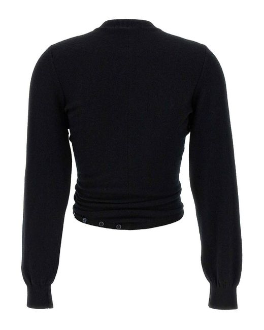 T By Alexander Wang Blue Ls Cardigan