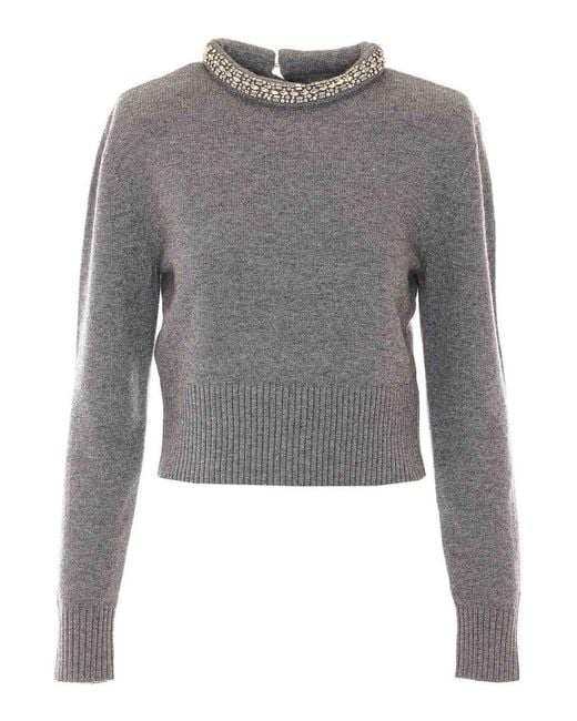 Mulberry Gray Berlino Cardigan