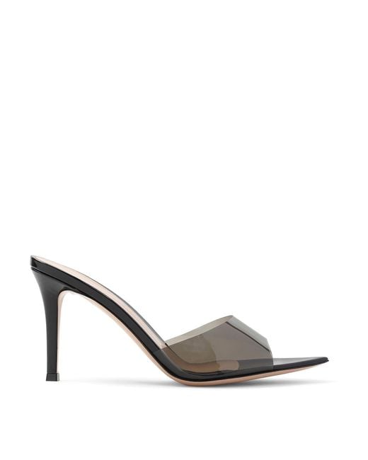 Gianvito Rossi Metallic Elle 85 Mules