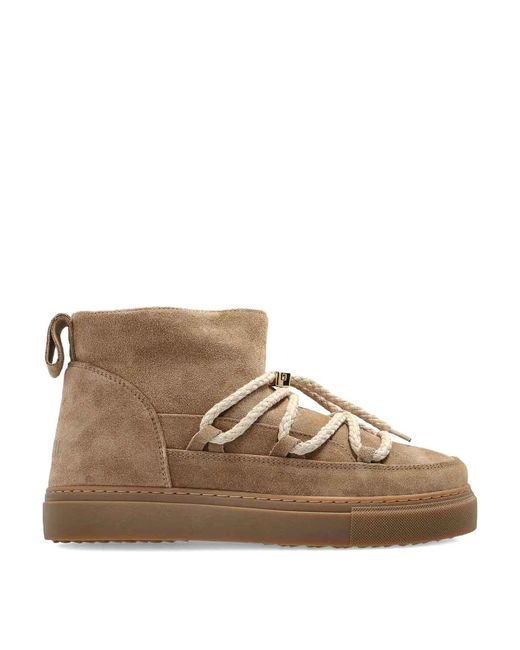 Inuikii Brown Leather Ankle Boots