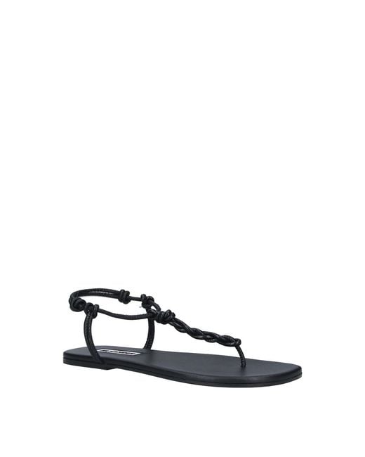 Jil Sander Black Tangle Sandals