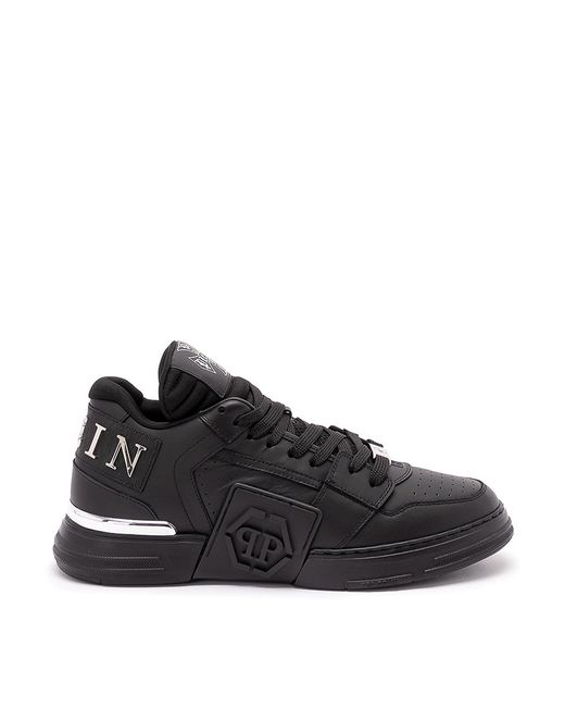 Philipp Plein Black Low-Top Sneakers 'Phantom Kicks' for men