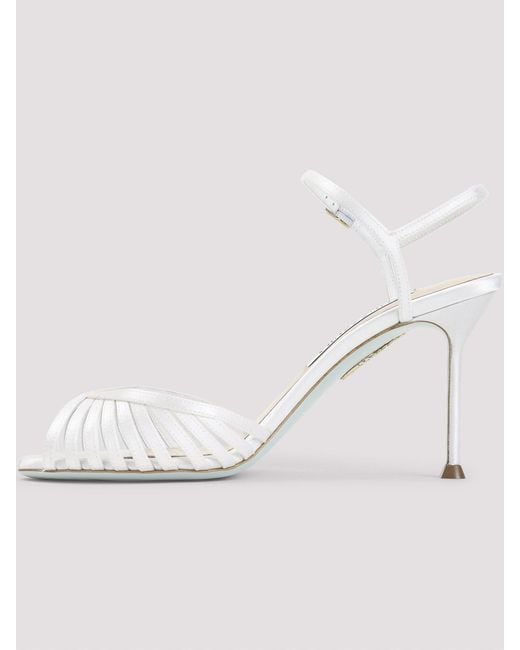 Aquazzura White Aquazzurra Hold Me Sandal