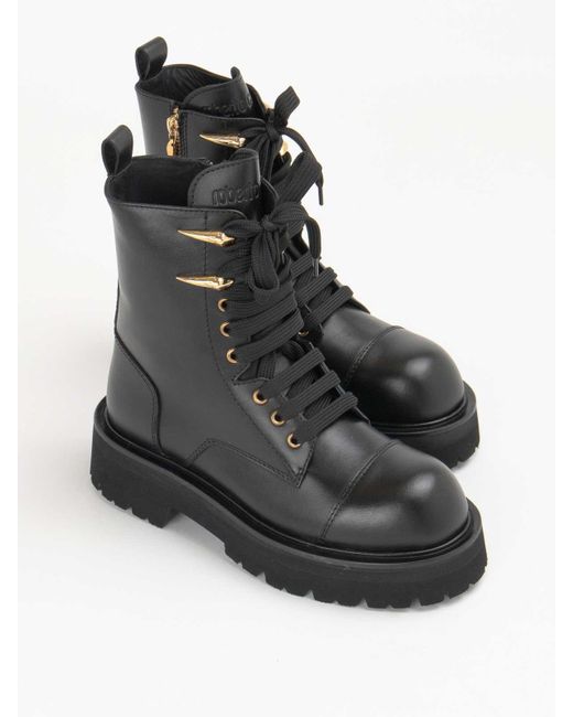 Roberto Cavalli Black Ankle Boots