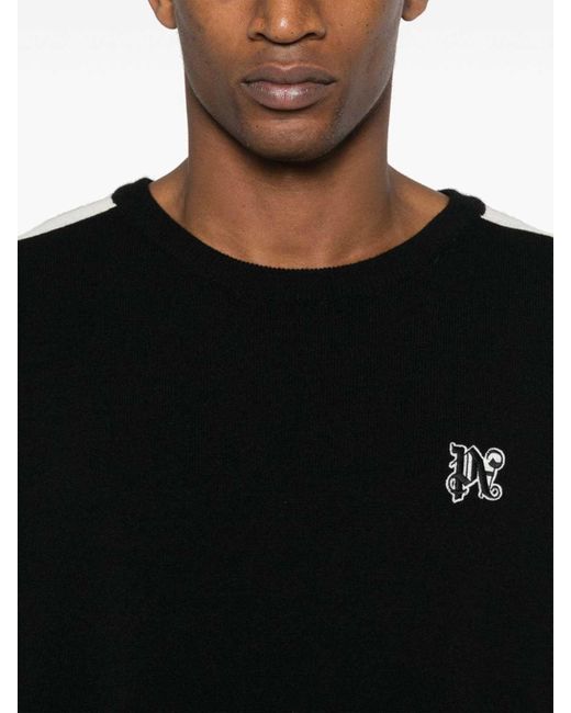 Pullover di Palm Angels in Black da Uomo