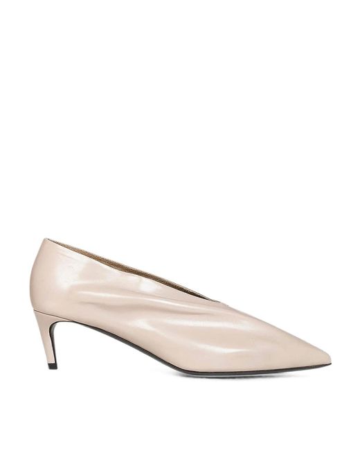 Khaite Natural Miriam 50 Pointed-Toe Pumps