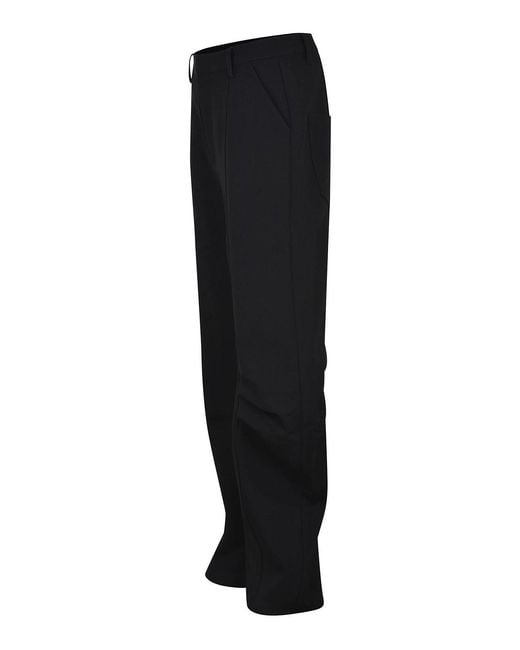 ROTATE BIRGER CHRISTENSEN Black Pants Made Of Polyester