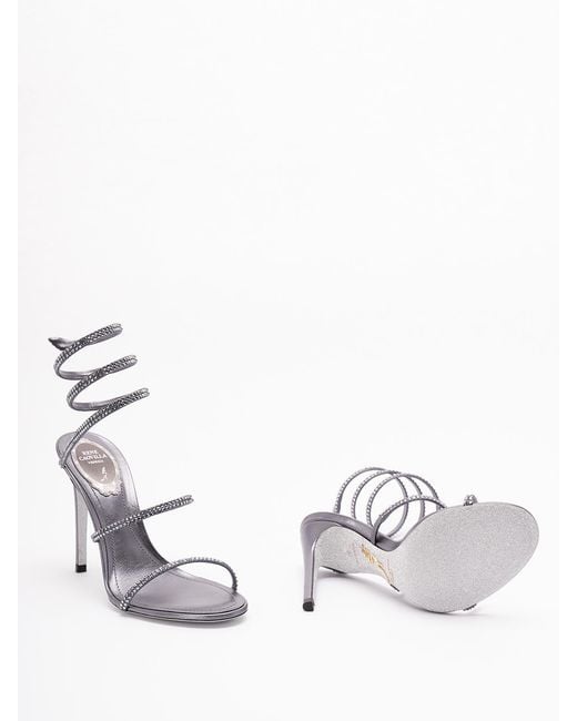 Rene Caovilla Metallic Sandals