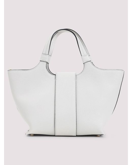 Roger Vivier White Shopping Mini Bag
