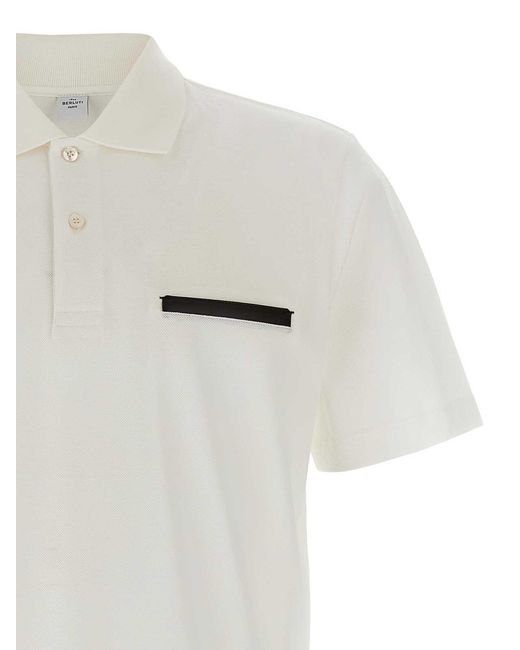 Berluti White Polo Shirt for men