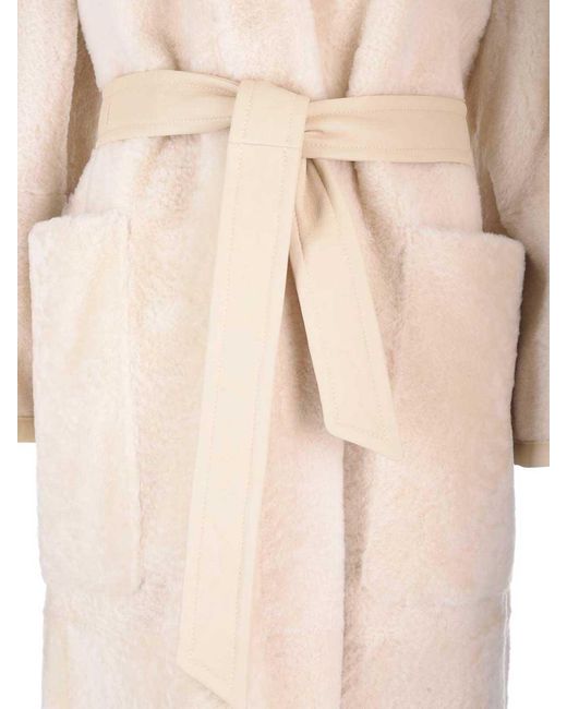 Max Mara Natural Glassa Long Coat