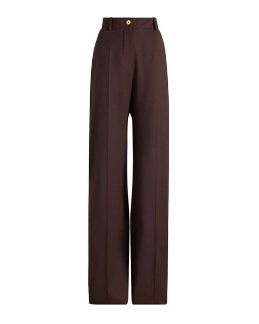 Patou Brown Iconic Long Trousers