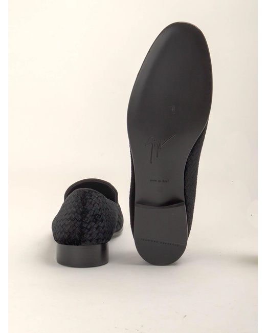 Giuseppe Zanotti Black Loafer for men
