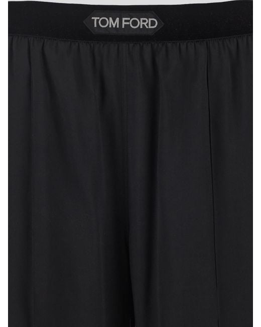 Tom Ford Black Silk Pants