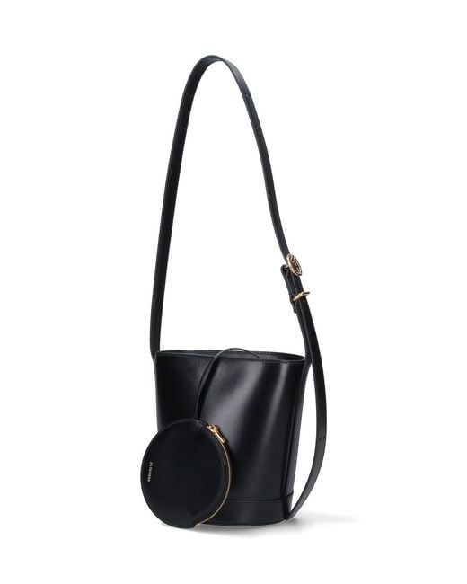 Borsa A Secchiello di Jil Sander in White