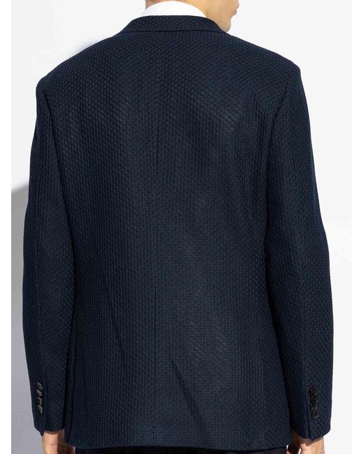 Etro Blue Jacket Roma Jersey for men