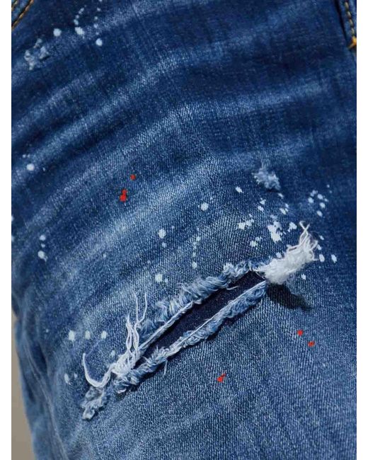 DSquared² Blue Pants 5 Pockets